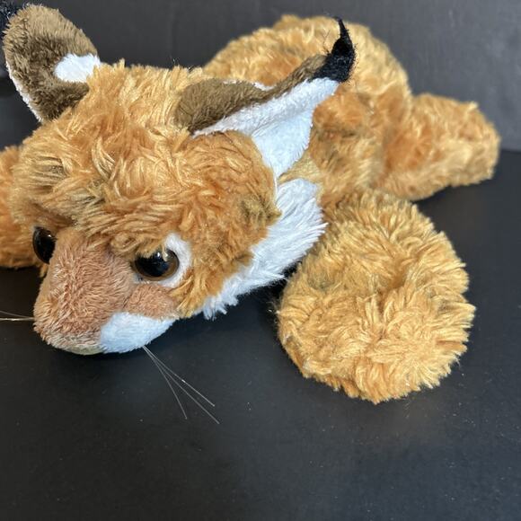 Bass Pro Shop Bobcat Lynx Plush Wildlife Artist Realistic Stuffed Toy 12" Floppy - Picture 2 of 8